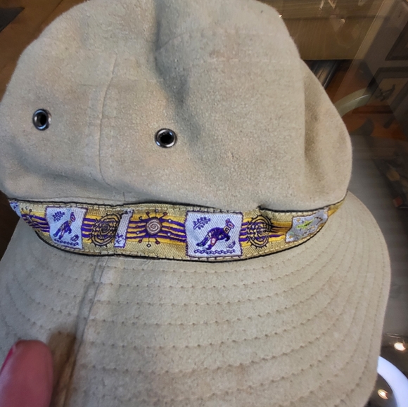 Aussie Chiller Tan Canvas Bucket Hat - Picture 2 of 5